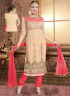 Gajri N F A LINE CHURIDAR 02 Designer Festive Wear Worked Readymade Salwar Suit Collection N F C 035 Gajri